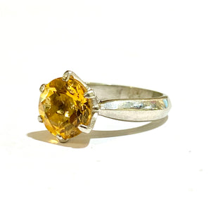 Sterling Silver Citrine Ring