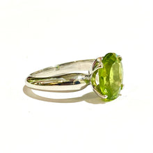 Sterling Silver Peridot Ring