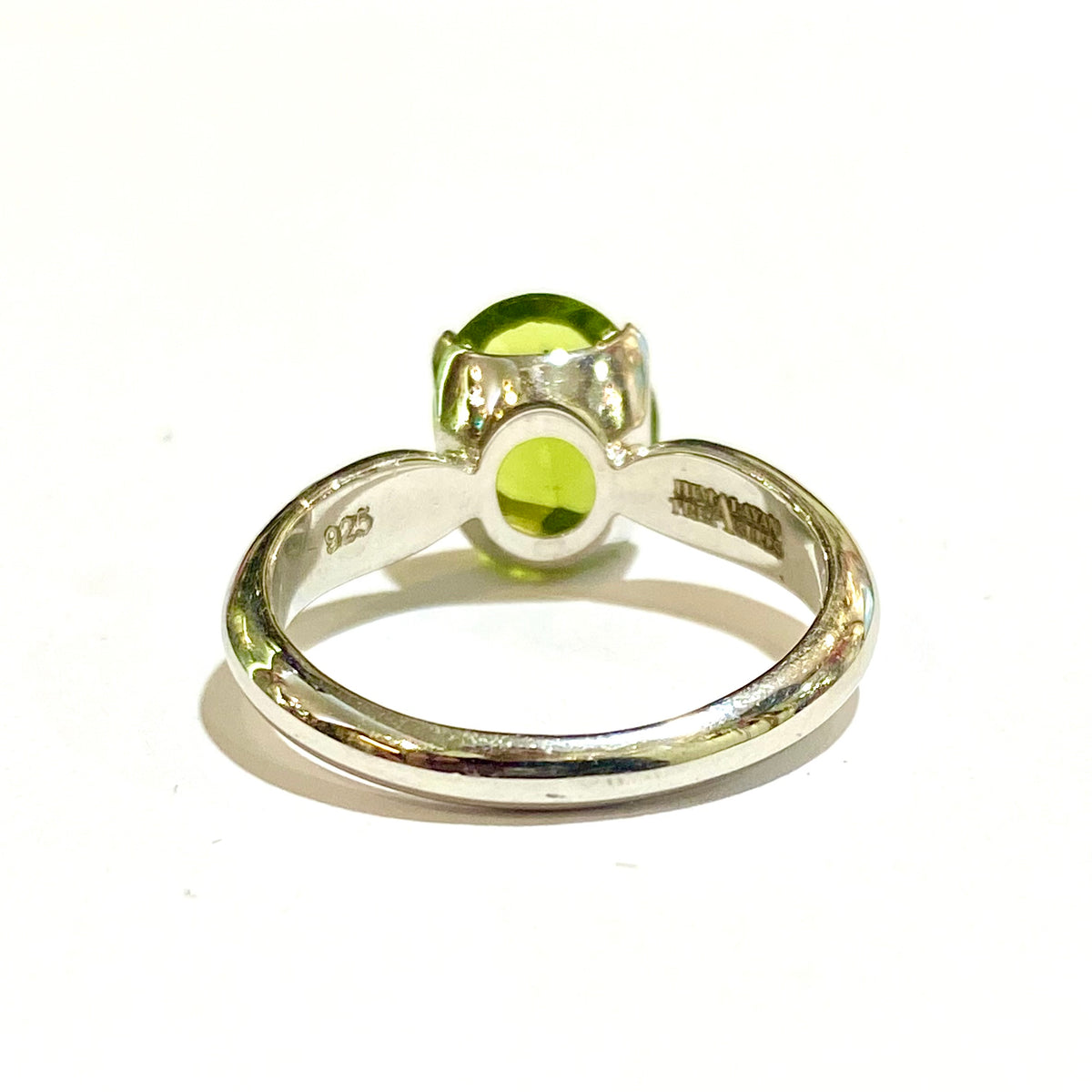 Sterling Silver Peridot Ring