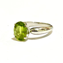 Sterling Silver Peridot Ring