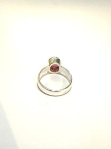 Sterling Silver 1ct Pink Tourmaline Ring