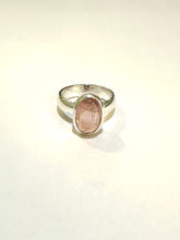 Sterling Silver 3ct Pink Cabochon Tourmaline Ring