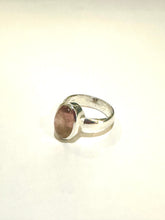 Sterling Silver 3ct Pink Cabochon Tourmaline Ring