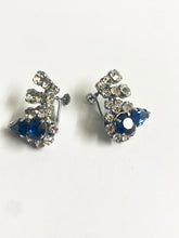 Vintage Crystal Necklace and Screw-on Earring Set