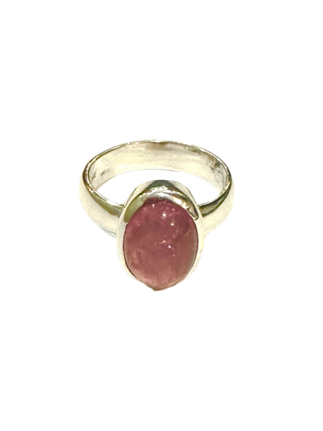 Sterling Silver 4ct Pink Tourmaline Ring