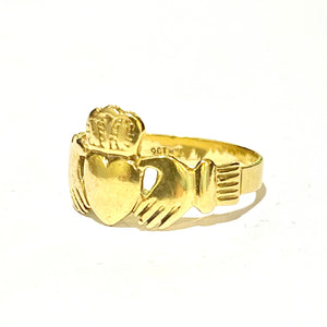 9ct Yellow Gold Claddagh Ring
