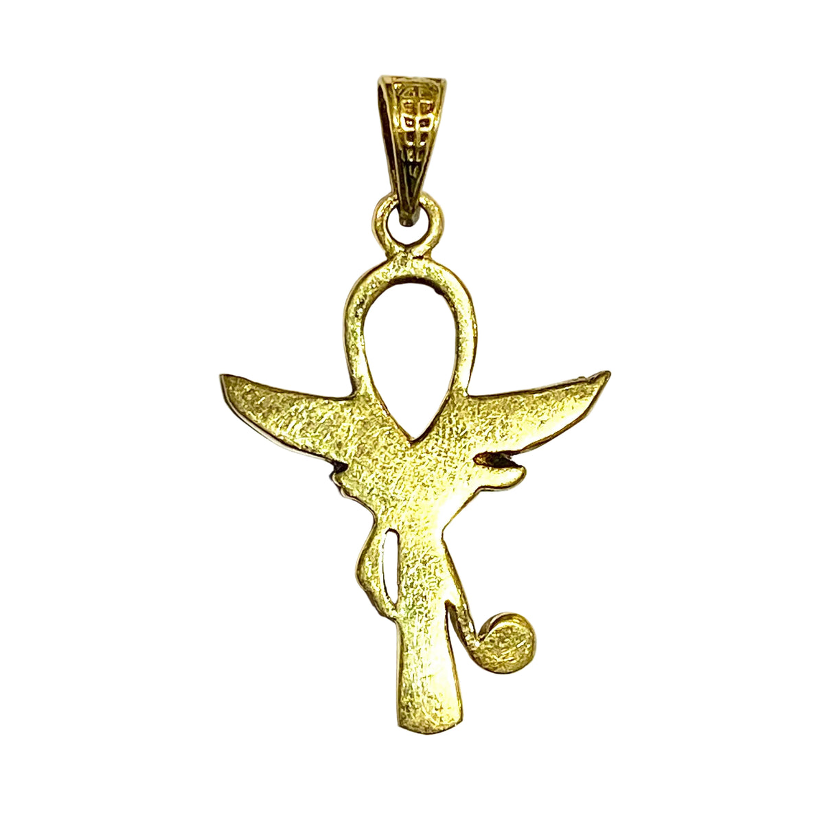 Brass Eye of Ra Ankh Pendant