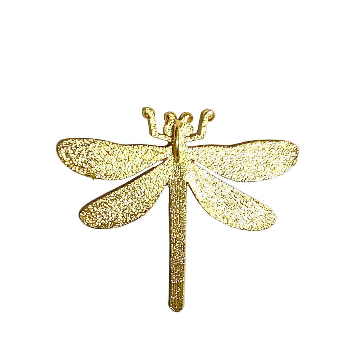 Sterling Silver Gold Plated Coral, Lapis Lazuli, Turquoise and Ruby Dragonfly Pendant