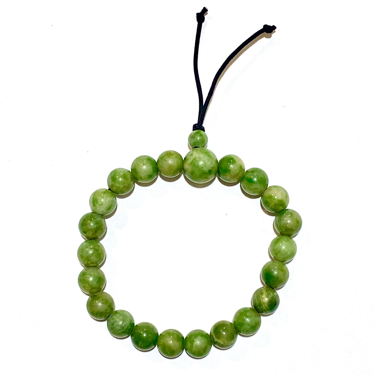 Light Green Jadeite Elasticated Bracelet