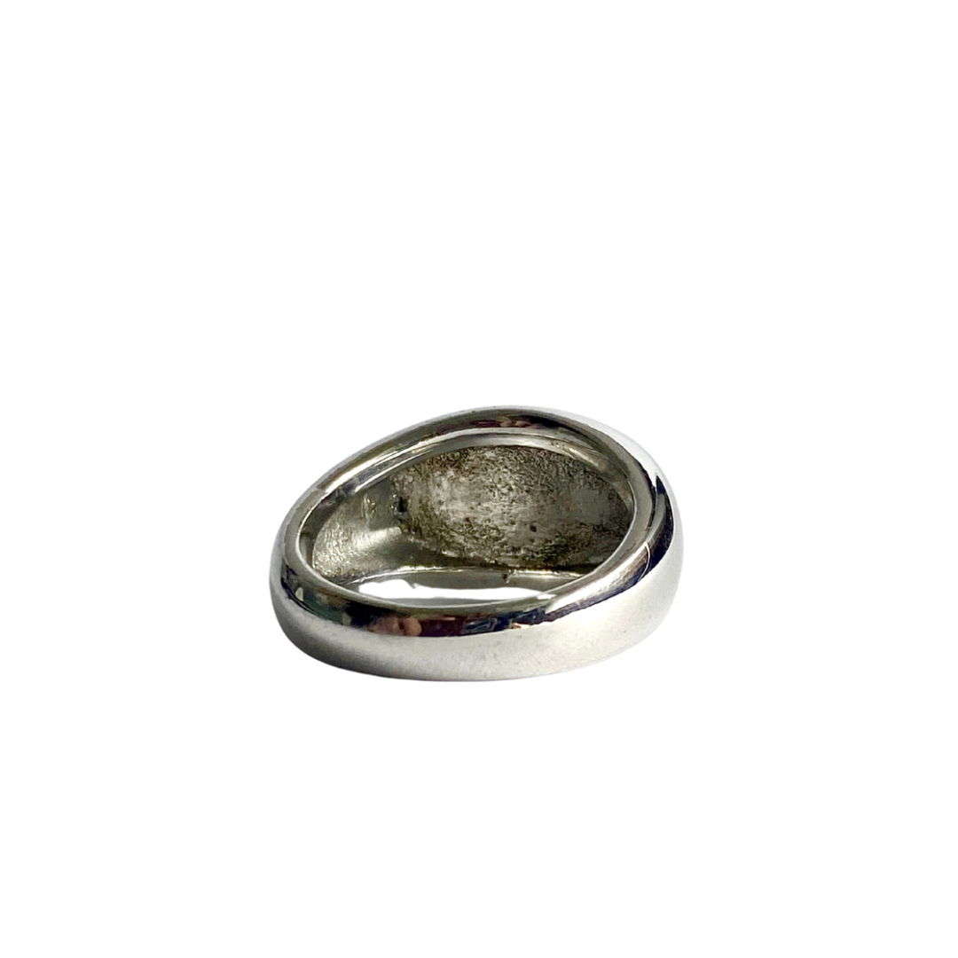 Tourmaline with CZ in Sterling Silver