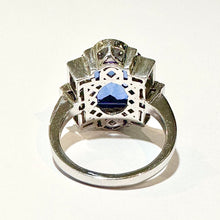 18ct White Gold 4.25ctw Tanzanite and Diamond Ring