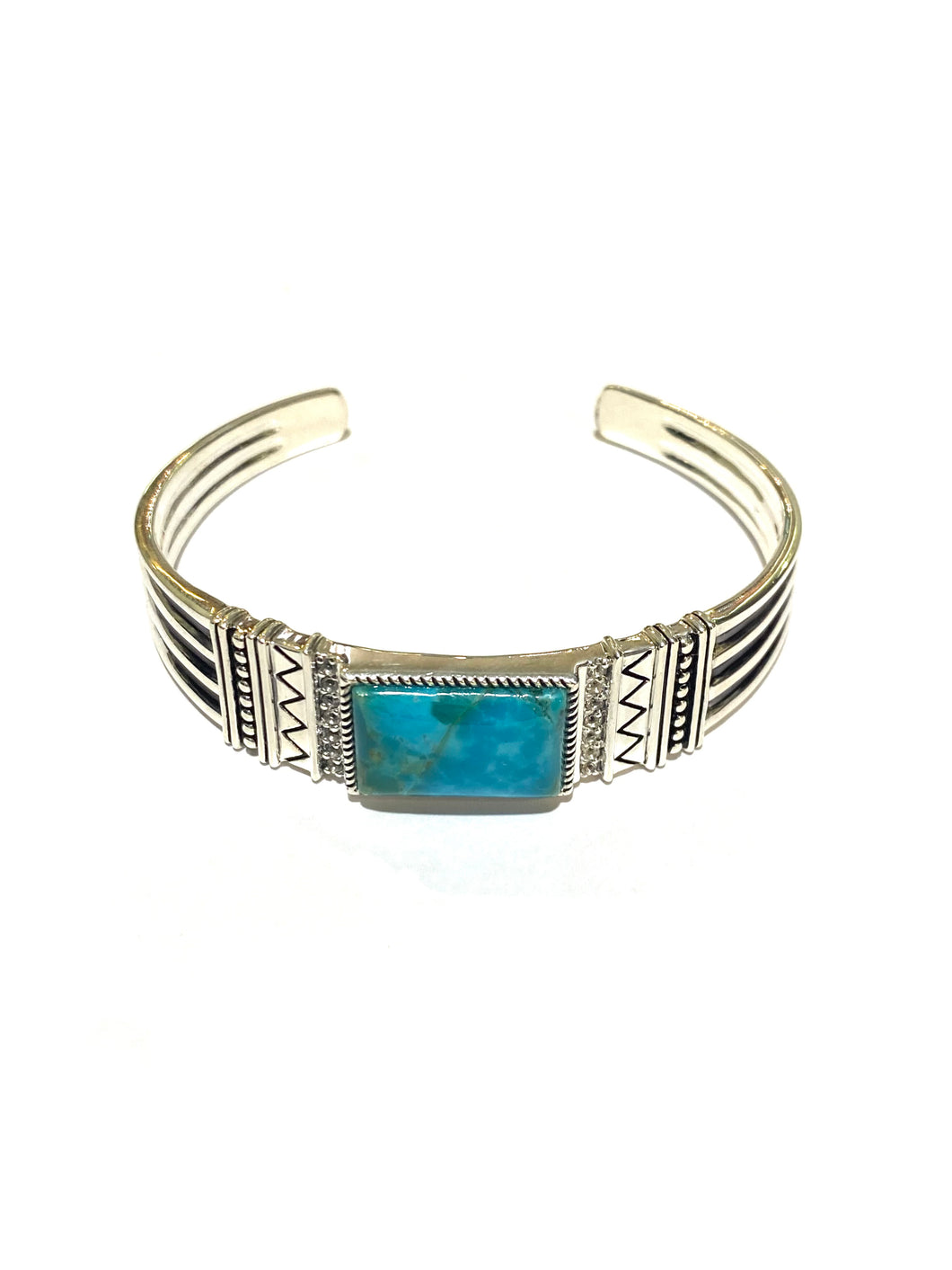 Sterling Silver Turquoise Cuff