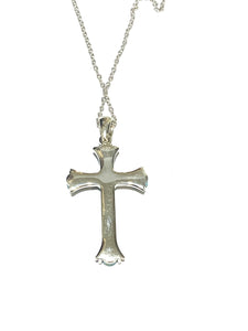 Sterling Silver Turquoise Cross Pendant