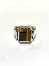 Sterling Silver Tiger’s Eye Signet Ring