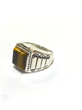 Sterling Silver Tiger’s Eye Signet Ring