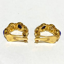 Gold Plated Faux Pearl and Glass ‘Bijoux Cascio’ Clip On Earrings