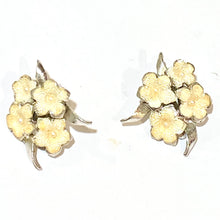 Vintage ‘REIMER’ Flower Clip On Earrings
