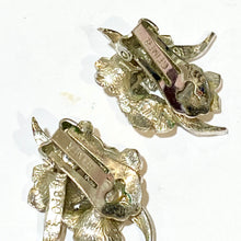 Vintage ‘REIMER’ Flower Clip On Earrings