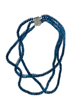 London Blue Topaz 3Strand Necklace