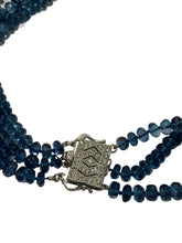 London Blue Topaz 3Strand Necklace