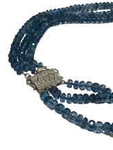 London Blue Topaz 3Strand Necklace