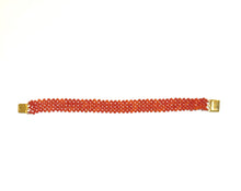 9ct Gold Coral Bracelet