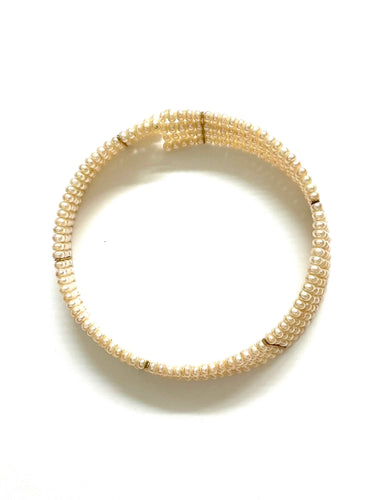 18ct Yellow Gold Cultured Pearl Necklace