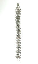 Sterling Silver, Marcasite and Pearl Ribbon Bracelet