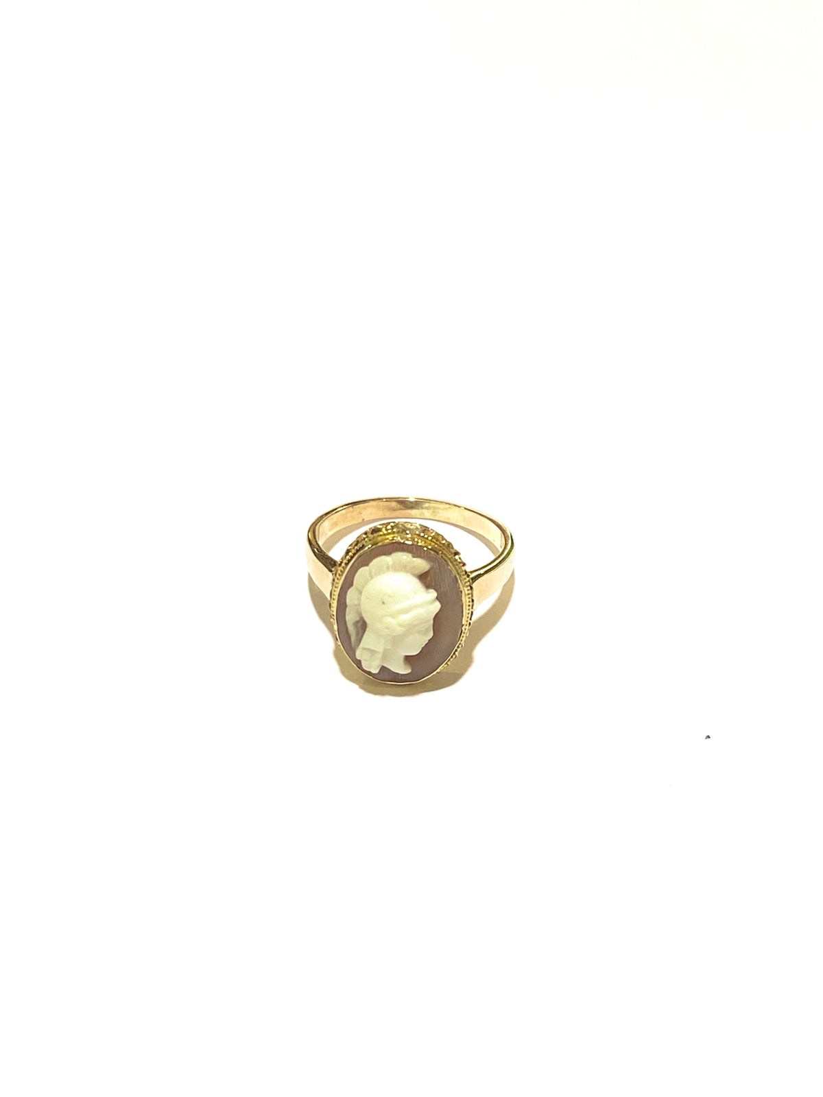 Antique 9ct Gold Cameo Ring