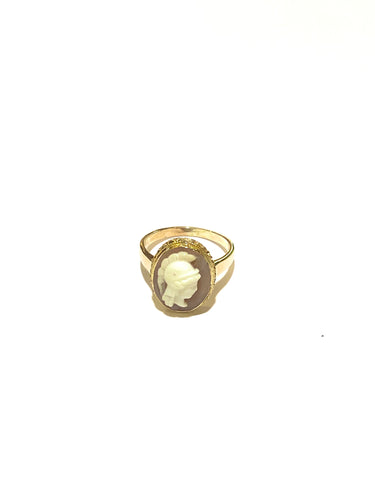 Antique 9ct Gold Cameo Ring