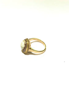 Antique 9ct Gold Cameo Ring