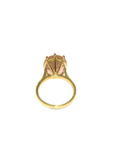 18ct Gold Rose Quartz with Diamonds