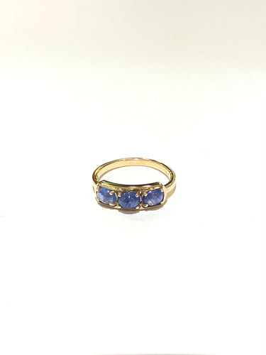 Edwardian Sapphire 9ct Yellow Gold Ring