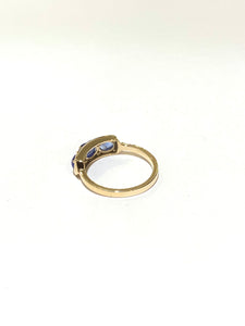 Edwardian Sapphire 9ct Yellow Gold Ring