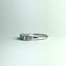 18ct White Gold Diamond Bridge Ring