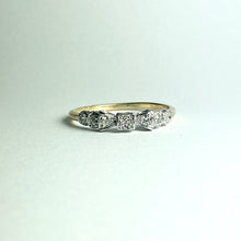 18ct Yellow Gold Diamond Bridge Ring