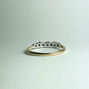 18ct Yellow Gold Diamond Bridge Ring