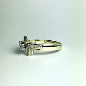 14ct Yellow Gold Diamond Dress Ring