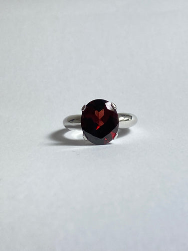 Garnet in Sterling Silver