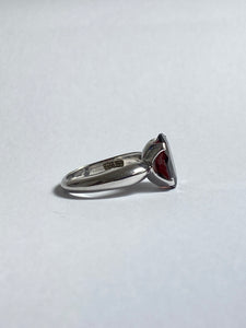 Garnet in Sterling Silver