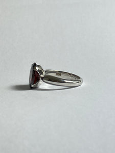 Garnet in Sterling Silver