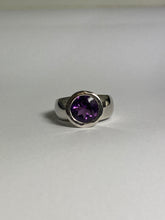Amethyst in Sterling Silver Ring
