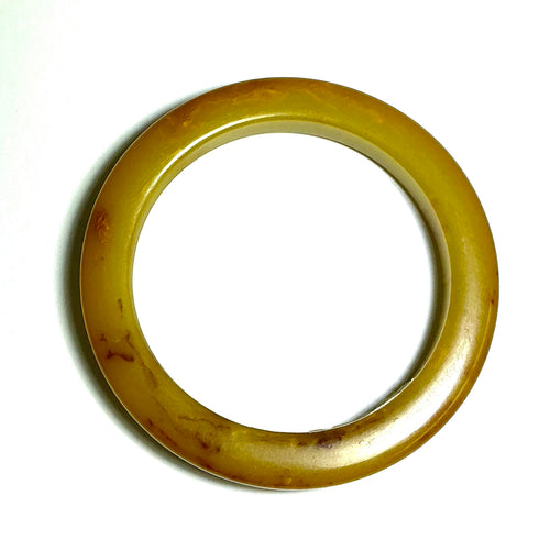 Yellow Bakelite Bangle