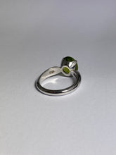 Peridot Ring in Sterling Silver
