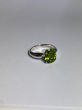 Peridot Ring in Sterling Silver