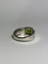 Peridot Ring in Sterling Silver