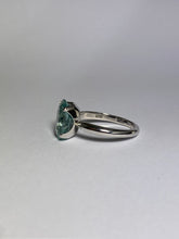 Aquamarine Ring in Sterling Silver