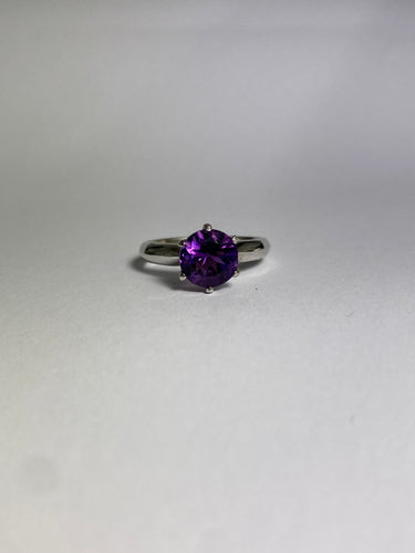 Amethyst Ring in Sterling Silver