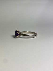 Amethyst Ring in Sterling Silver
