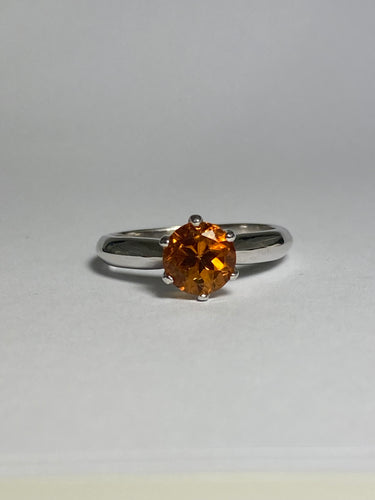 Citrine Ring in Sterling Silver
